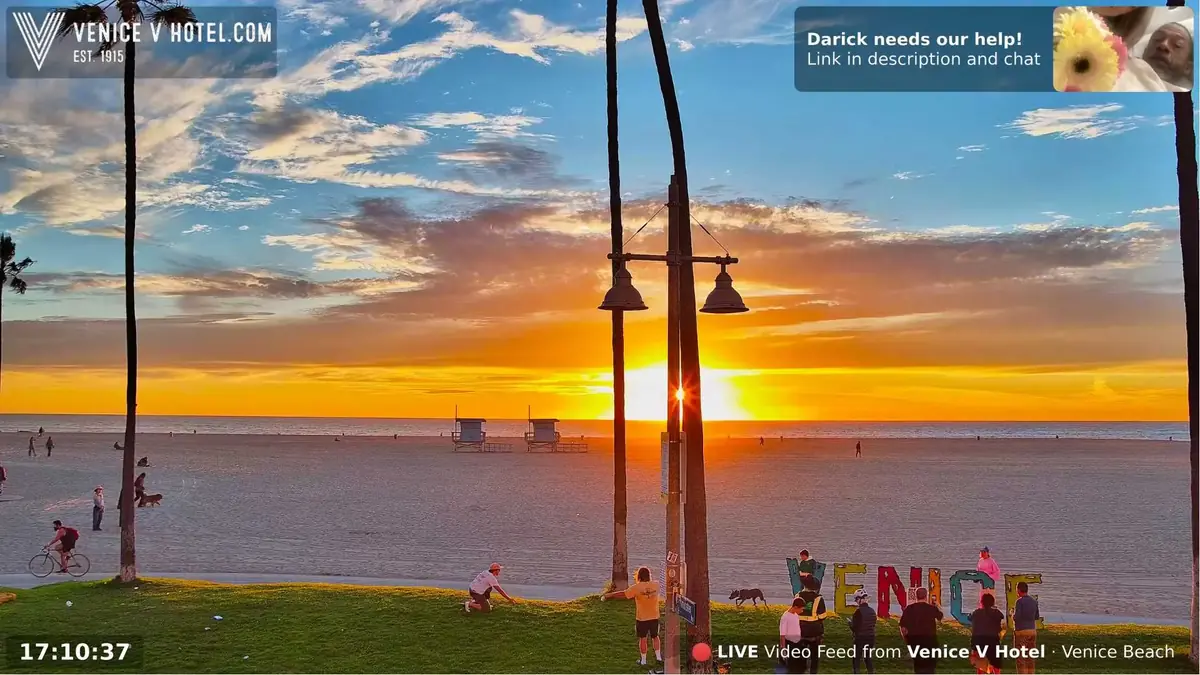 Venice Beach Boardwalk Live Camera - Los Angeles, California