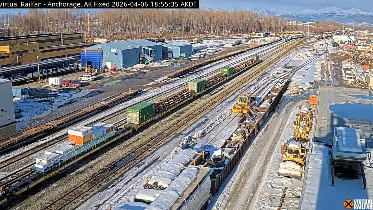 Anchorage Rail Yard Live Camera - AK, USA