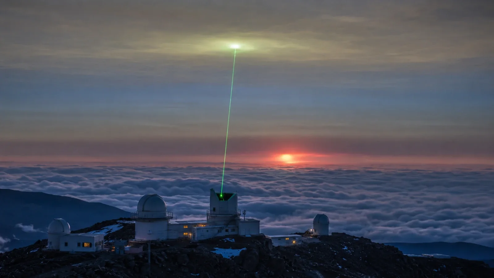 Illustration of lidar measuring haze in the stratosphere. Illustration: EarthLive.TV